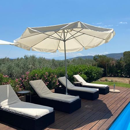 Georges Villa Galaxidi, Family, Pool And Garden Eksteriør bilde